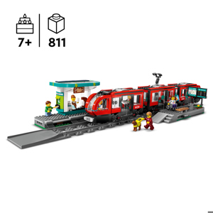 Lego Downtown Streetcar & Station 60423